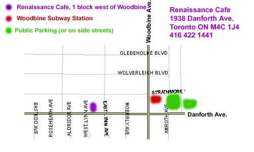 map to cafe